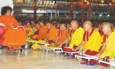 D fervour marked the celebration of Chinese New Year which was celebrated at Prasanthi Nilayam on 20th February 2010.