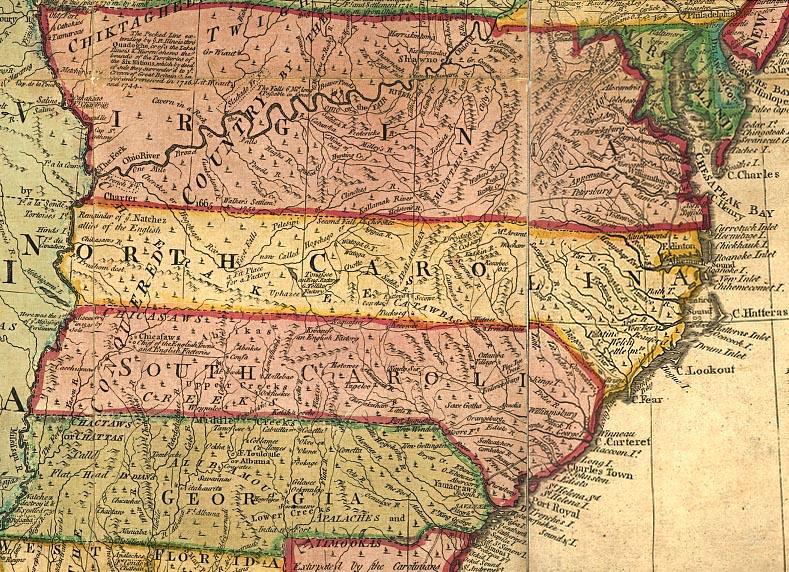 The Carolinas 1663 Founded in 1663