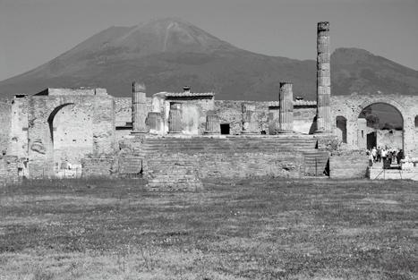 and buried the ancient city of Pompeii under a layer of volcanic ash. Underneath all 5 the debris, the city had been almost completely preserved.