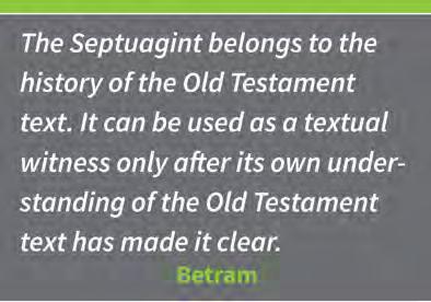 the same in transliterated Greek characters, the versions of Aquila and Symmachus, Origen s own reconstituted Septuagint text, and finally Theodotion s revision.