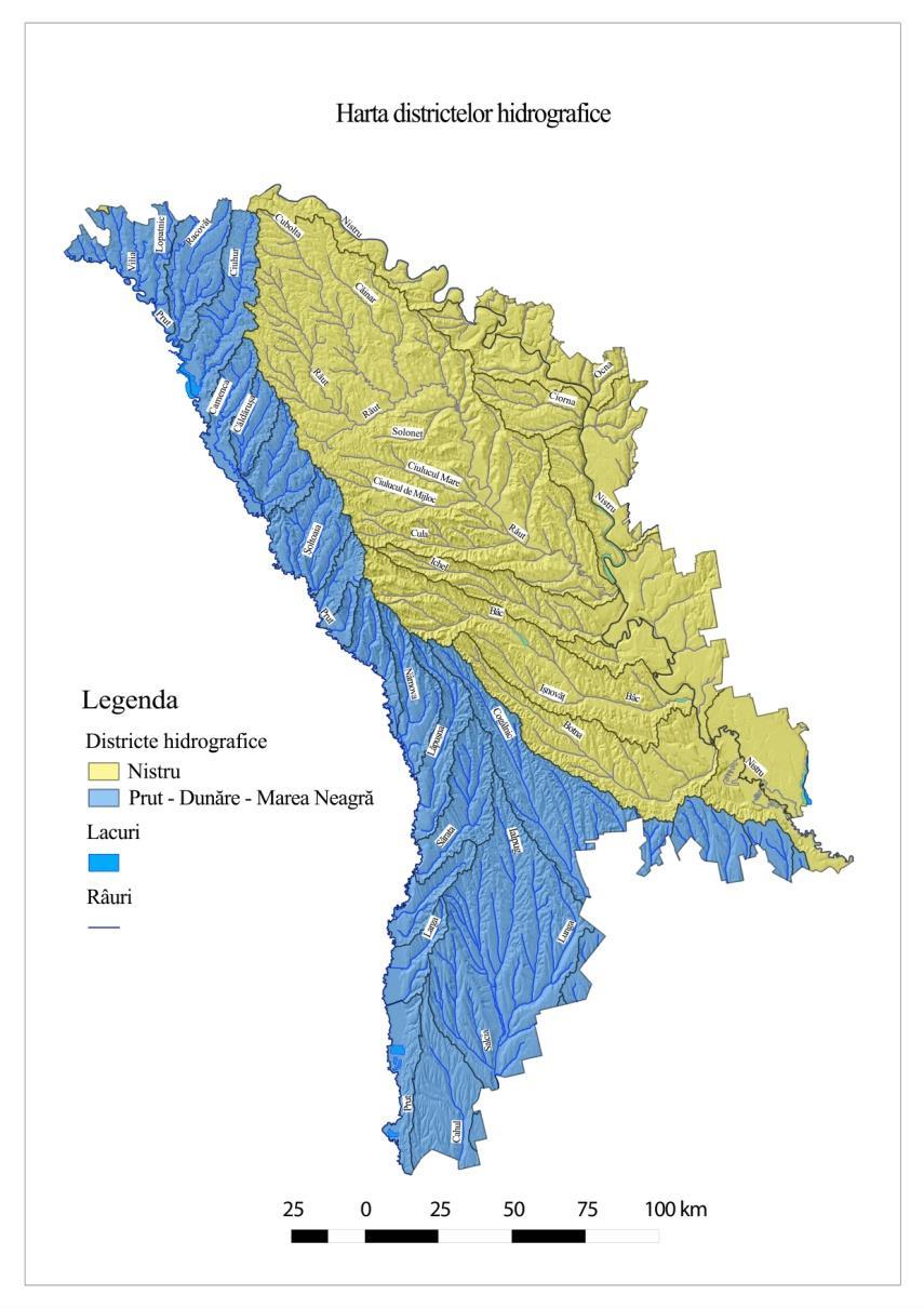 The draft Management Plan for the Dniester river basin district in Moldova, will refer to: - Evaluation of water quality and quantity; - Evaluation of the risks of water scarcity, droughts, floods,
