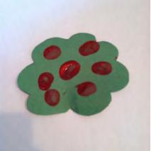 cleanup) Teacher Preparation: Draw and cut a green tree top shape from green construction paper approximately 4 in. wide (1 for each student). Instructions: Step 1.