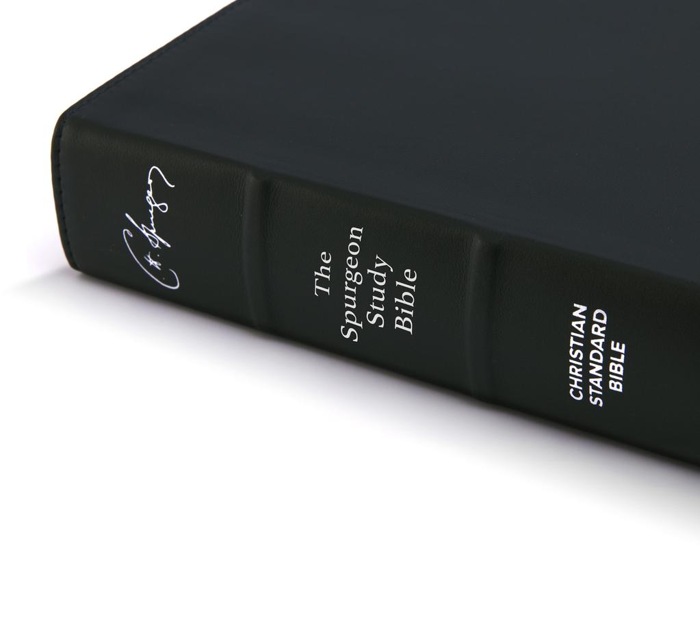 The brand new Spurgeon Study Bible was released late last year.