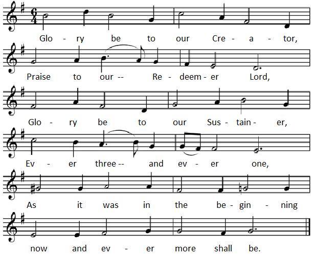* HYMN When Morning Gilds the Skies 100 LAUDES DOMINI * INVOCATION Dale Osborne * PASSING THE PEACE OF CHRIST One: The peace of Christ be with you! Many: And also with you!