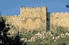 Saladin had the East gate sealed in 1187 A.D. The eastern gate remains shut and is awaiting the coming Prince of Peace!