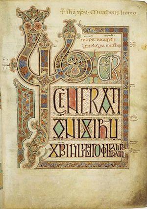 Lindisfarne Gospels are presumed to be the work of a monk named Eadfrith, who became Bishop of Lindisfarne in 698 AD and died in 721 AD Lindisfarne Gospels are Latin