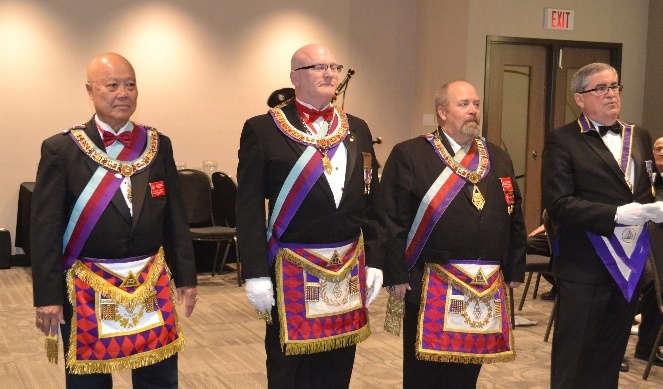 THE DEGREE OF THRICE ILLUSTRIOUS MASTER (Order of the Silver Trowel) This degree was presented on Wednesday May 23, 2018 and commenced at 3:00 PM and completed at 3:55 PM.