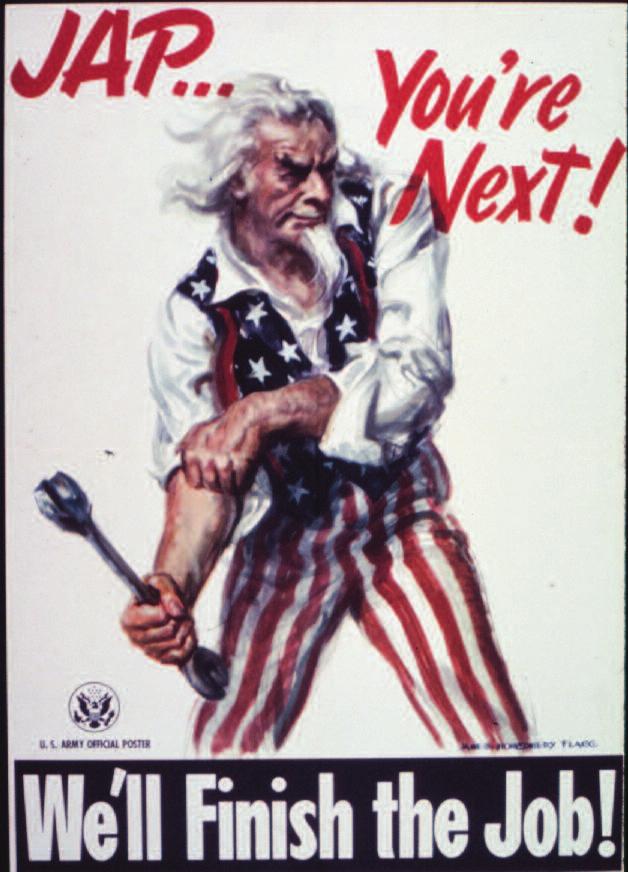 US propaganda poster 15 This poster was released by the United States army towards the end of World
