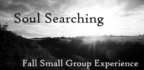 GROWING LOSER TO HRIST FALL SALL GROUP SERIES During late September and early October our message series and small group focus will give us the opportunity to dig a little deeper into the concept of