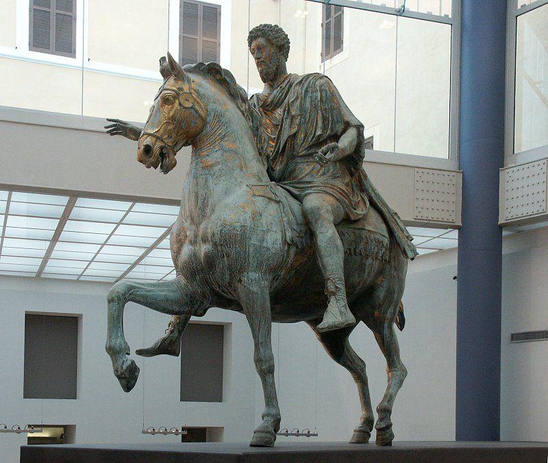 High Empire Equestrian statue of Marcus Aurelius https://youtu.