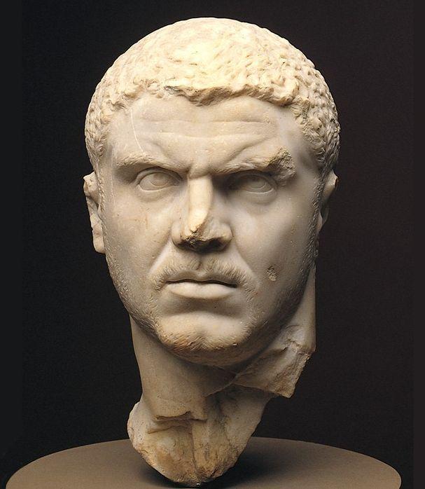 Late Empire Carcalla bust.