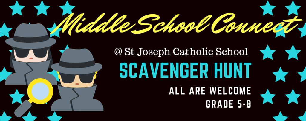 SUNDAY, OCTOBER 28 th 11:30-1:30 You are invited to an afternoon of fun at St. Joe s School as you take part in a digital scavenger hunt.
