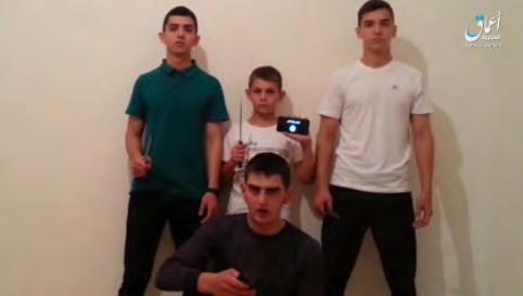 13 Right: The four boys who carried out the attacks in Chechnya.