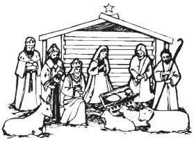 Advent 24 Crèche Humility No one can celebrate a genuine Christmas without being truly poor.