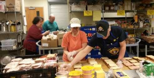 Knights of Council 1643 & Assembly 1183 prepared over 360 lunches for the Special Olympic athletes