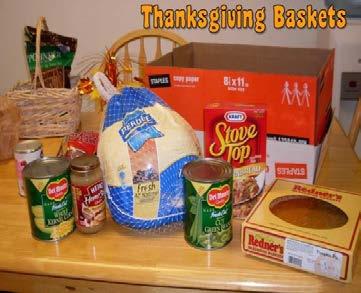 Page 9 Thirty-First Sunday in Ordinary Time November 4, 2018 Two Opportunities to help those in need for Thanksgiving For those who would like to prepare your own Thanksgiving Basket We would
