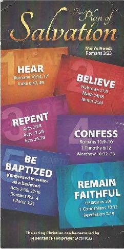 Acts 4: 20 (ESV) Hear - Romans 10:17 (NIV) 17 Consequently, faith comes from hearing the message, and the message is heard through the word about Christ.