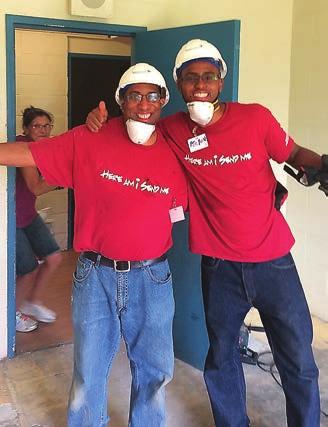 They joined volunteers from across the Atlantic Union, including many USA alumni, New York Conference church members and pastors, and kind-hearted At work are Bill Boyd, Jr.