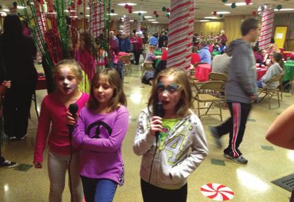 The Holiday Fest is generally scheduled for the beginning of November and is made up of the following activities: Food and Drinks; Games and prizes for the kids; Baked goods Pantry Booth; Pictures