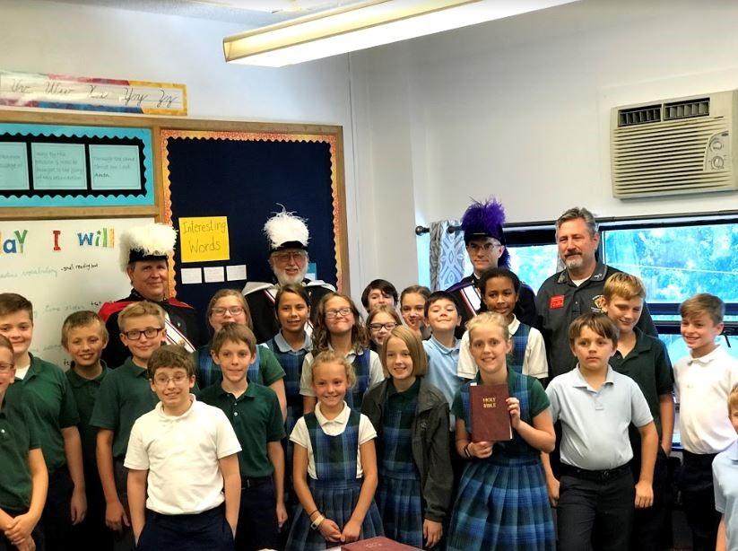 KOC 833 Fifth Grade Visit at St Teresa s Our council has provided the 5th