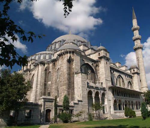 Suleymaniye Mosque, Istanbul As Islam spread to colder countries, the buildings needed more enclosed spaces.