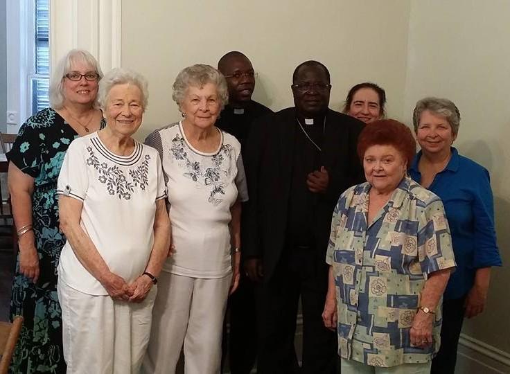 Archdiocese of New Orleans Archbishop Emmanuel Obbo, Archbishop of Tororo, Uganda, East Africa, visited Court Our Lady of the Miraculous Medal #2165-Algiers in appreciation for the support we have