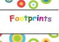 Footprints Baby and toddler group is held every Wednesday afternoon during term time in the Parish Hall for preschool age children. Lots of toys, songs and fun with a bible craft every fortnight.