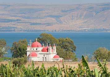 Day 3, Thursday 18th June. Gospel Galilee A day considering the life and ministry of Jesus around the sea, including a private sail and a walk on old Gospel paths.