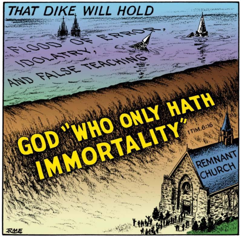 1: WHO IS THE POSSESSOR OF IMMORTALITY? The word, "immortal" occurs only once in the Bible, and refers to God.