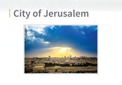 others, and were on the run in some places and firmly entrenched in others, one city, indeed, the biggest city in the whole territory, had never been taken. This was the city of Jerusalem.