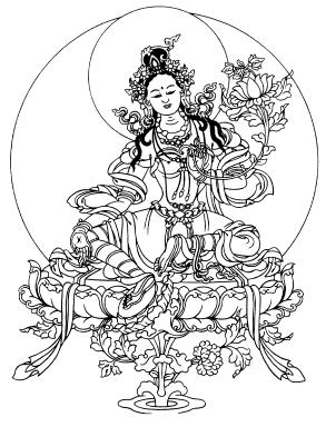 PUJAS: CHITTAMANI TĀRĀ PUJA 199 The Abbreviated Four-Mandala Ritual to Chittamani Tãrã by Kyabje Gaden Trijang Rinpoche From the enlightened activities of all the victorious ones the TAM syllable