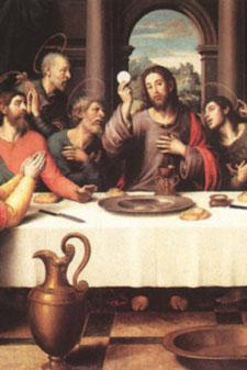The Fifth Luminous Mystery THE INSTITUTION OF THE EUCHARIST 1. I have eagerly desired to eat this Passover with you before I suffer. 2. Jesus took bread, blessed it: Take and eat, this is My Body. 3.