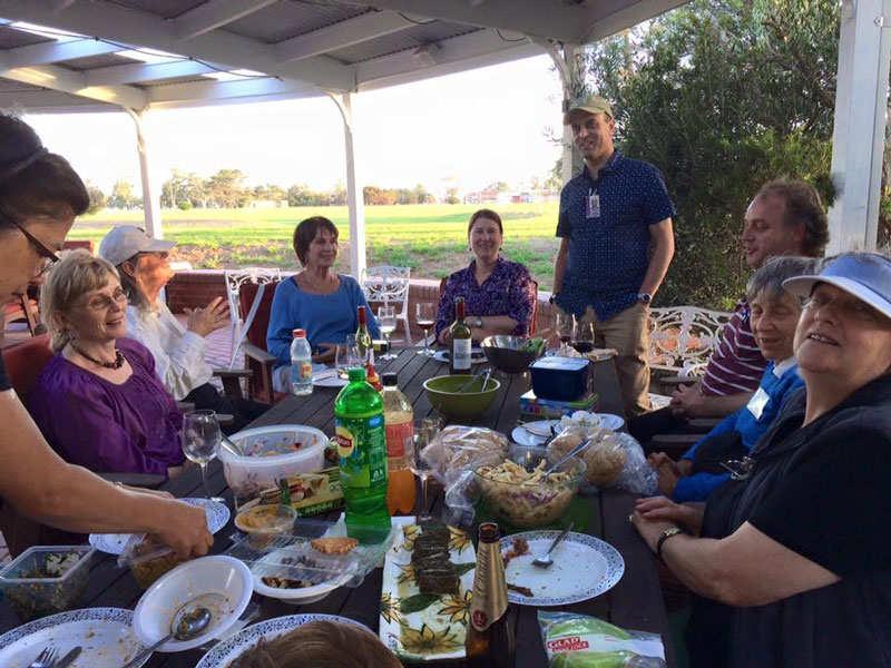Church Retreat on 13 February at RAAF Williams, Laverton We really enjoyed each other s company and all fifteen participants worked hard.