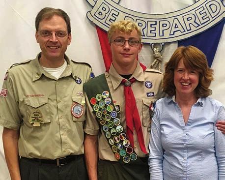 Cecilia, was awarded the rank of Eagle Scout in his Boy Scout Troop.