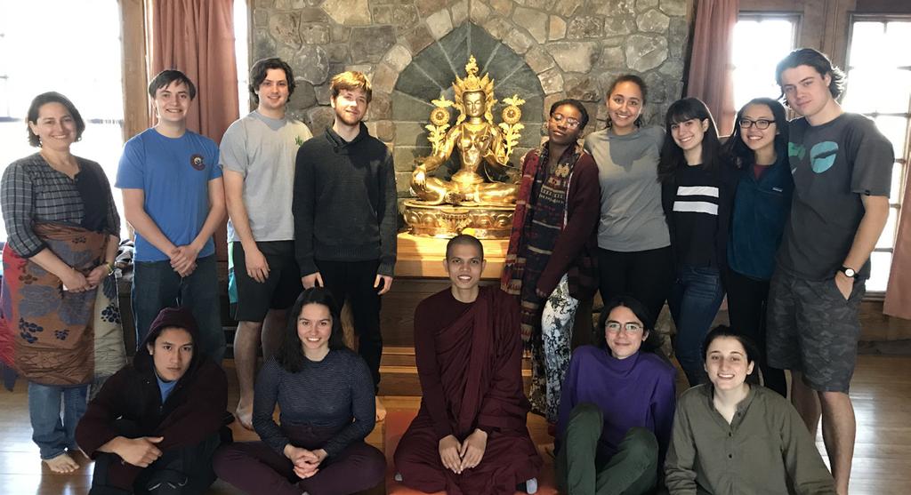 Outdoor Fun and Practice Going outdoors helps with stress management and developing perspective. Last fall, the Sangha went to the Mount Auburn Cemetery for a leisure walk.