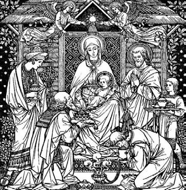 It is customary to bless your house at Epiphany. Be sure to pick up a piece of blessed chalk after Mass today and use the rite Leader: Peace be to this house. All: And to all who dwell herein.