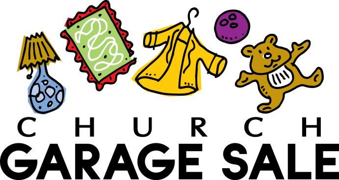 ZION GARAGE SALE IS SEPTEMBER 24 The 15 th Annual Zion Garage Sale, Bake Sale and Coffee will be held on September 24 from 8:00 a.m.-noon in the Fellowship Hall.