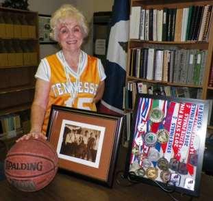 They were entertained by Senior Basketball players and WCGA members Carolyn Lance and Glenda Stubblefield Cantrell. Both ladies have won gold medals in the National Senior Games.