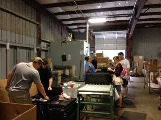 outreach in serving others at America s Second Harvest warehouse