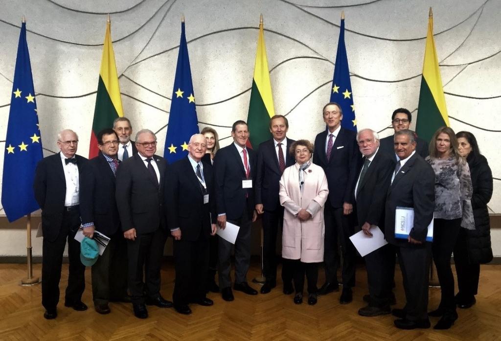 Lithuania The Holocaust in Lithuania Before the delegation s arrival in Vilnius, it first visited the city of Kaunas (Kovno) in order to see the Ninth Fort, a Holocaust massacre site, and the home of