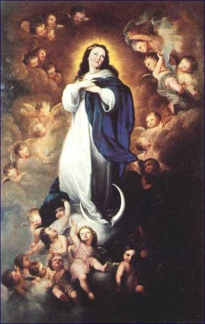The Immaculate Conception of Mary Overflowing grace: Pius IX, in the document, Ineffabilis Deus, defining the Immaculate Conception in 1854 wrote: "He [God] attended her with such great love, more