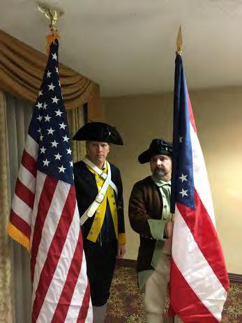 January BOM Recap New Member Added Compatriots Brad Jarard and Clay Crandall posted the Colors for the first meeting of the Cincinnati Chapter of the Sons of the American Revolution on January 3,