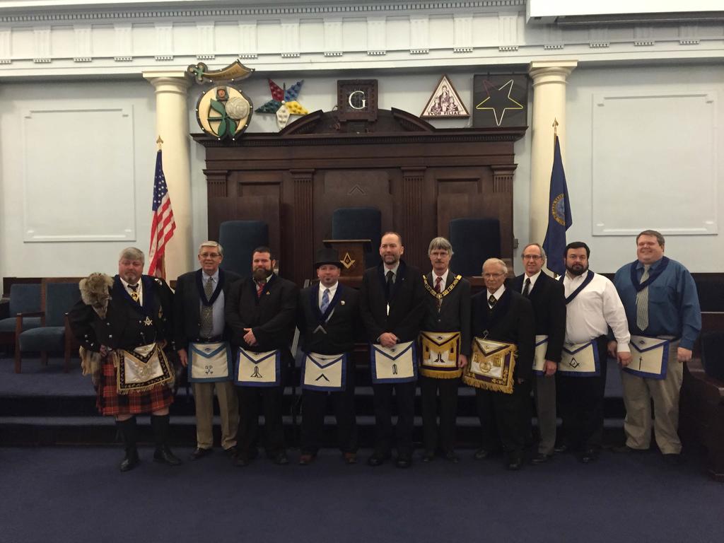 Treasurer: Richard Martin Board of Trustees: Christopher Williams Appointed Offices 016 Officers Senior Deacon: Corby Christensen Worshipful Master: Chris Williams Senior Warden: Levi Billman Junior