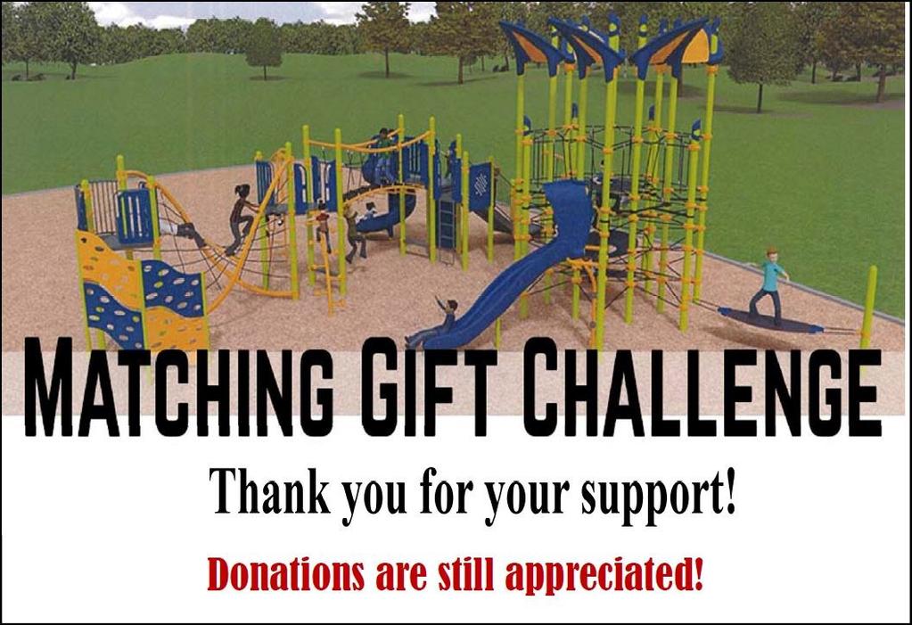 Thank you for helping us meet our Goal!!! Your commitment toward the success of this project is greatly appreciated. Look for construction to begin this summer!