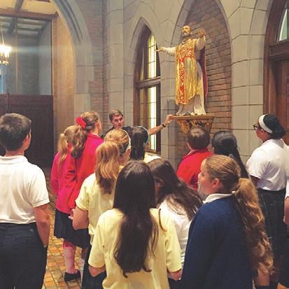 JUNIOR HIGH VOCATIONS AWARENESS DAY On September 23, over 300 seventh grade students and teachers gathered at Sacred Heart Major Seminary for the first of five Junior High Vocations Awareness Days.