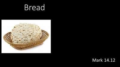 Before that Jesus took the bread. Now bread and wine both symbolise Jesus death on the cross. His body was broken so that we can have our bodies healed one day in heaven.