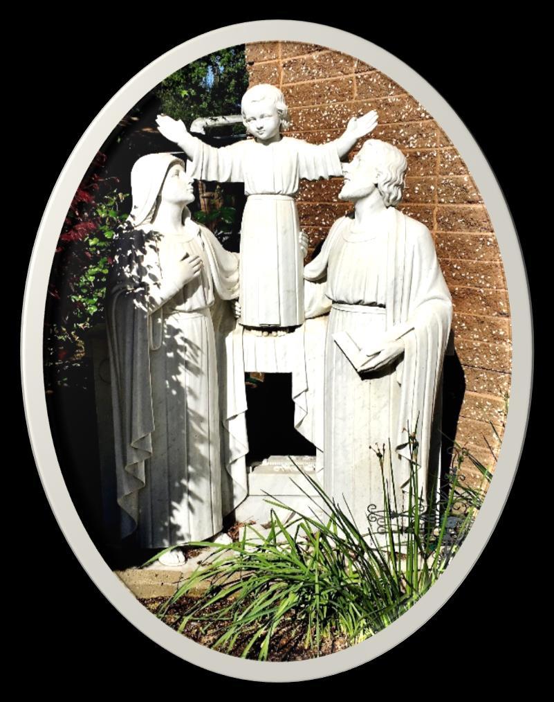 Holy Family Statue at the Parish Monsignor Vito Mistretta Served the people