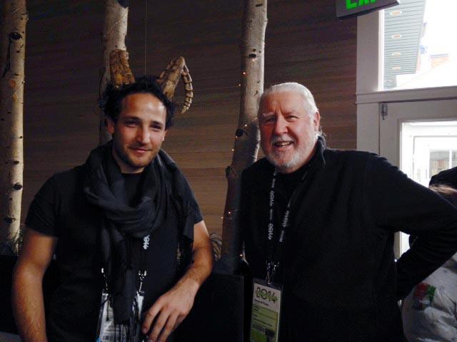 Journal of Religion & Film, Vol. 18 [2014], Iss. 1, Art. 10 David Gerson (with horns) chats with Bill Blizek at Sundance.