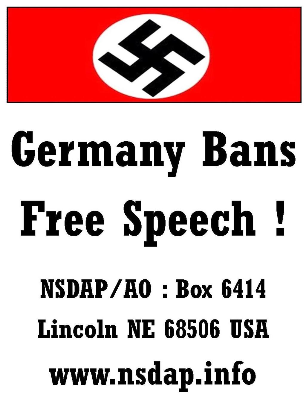 National Socialist Solidarity Worldwide Some regimes ban the National Socialist movement and imprison its activists!