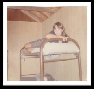 Bunks circa 1964 photo credit: Joyce O'Connor My brother, who was three years younger, also went one year. He lasted one week. When my parents picked him up, I thought they d take me home too.